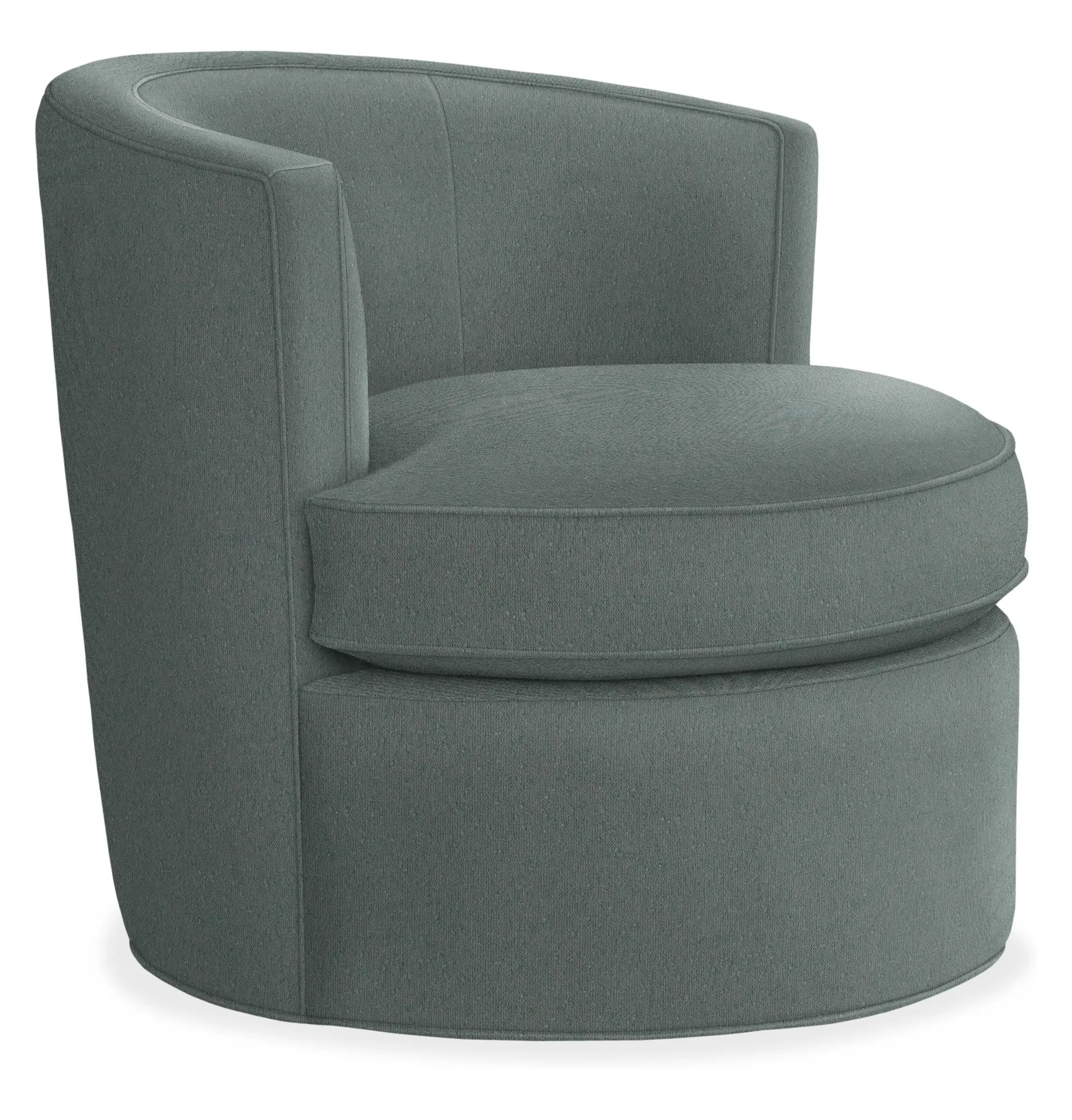 Otis Swivel Chair in Declan Haze