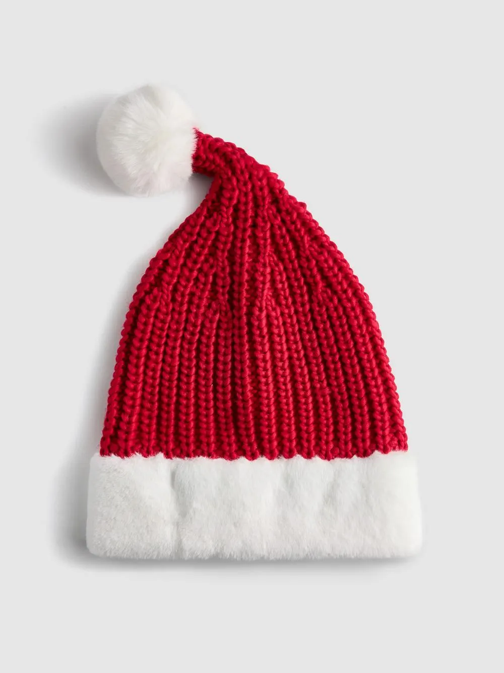 Gestrickte Weihnachtsmannmütze