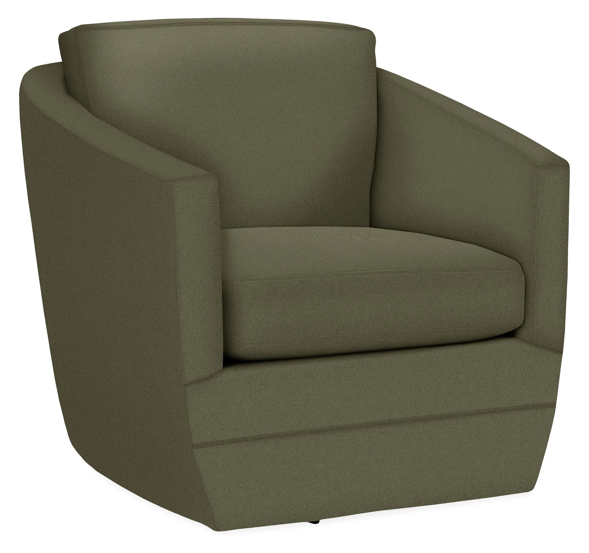 Ford Swivel Glider Chair in Declan Olive