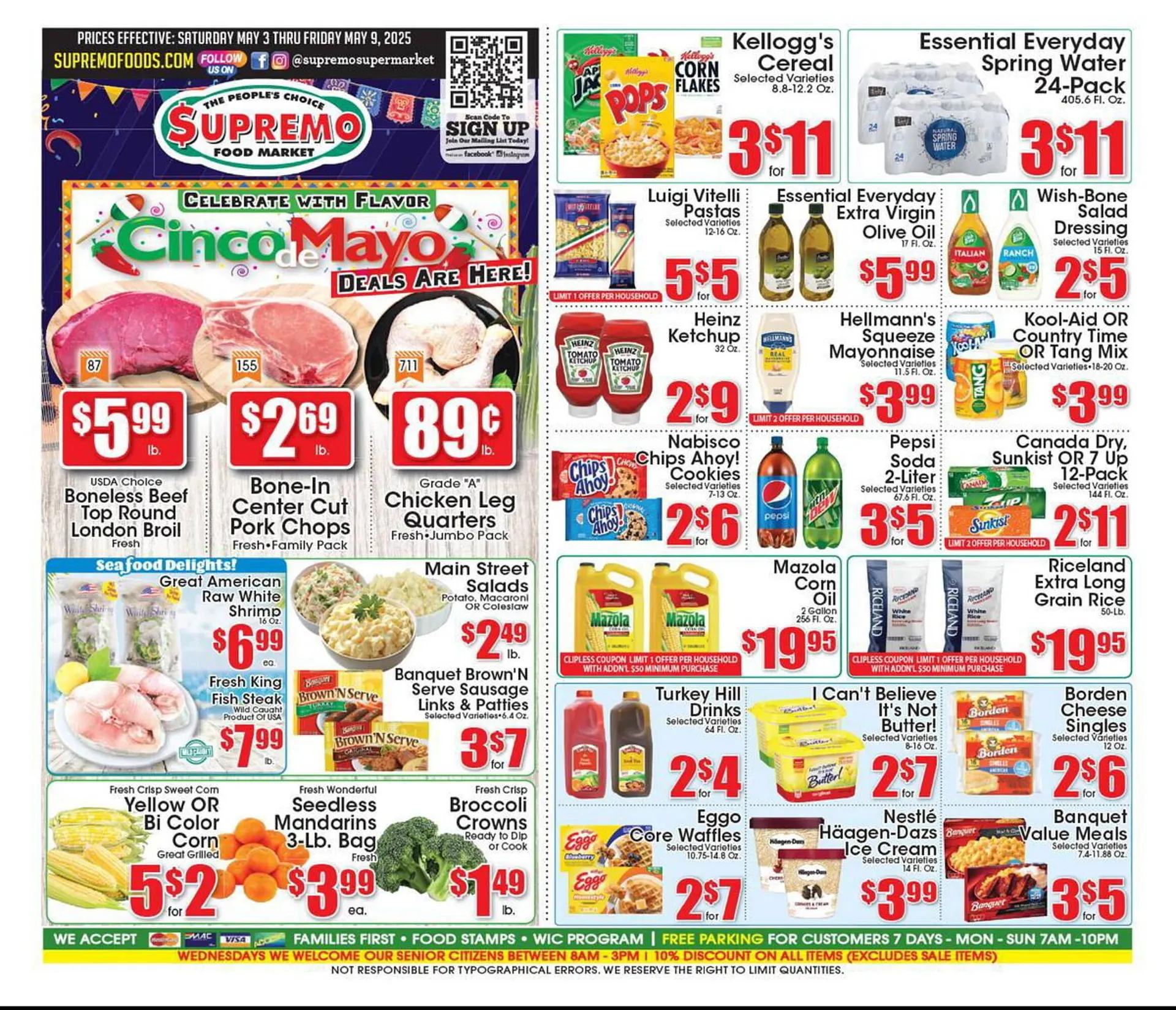 Weekly ad Supremo Foods Inc Weekly Ad from May 3 to May 9 2025 - Page 1