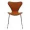 3107 Chair in Cognac Leather by Arne Jacobsen for Fritz Hansen
