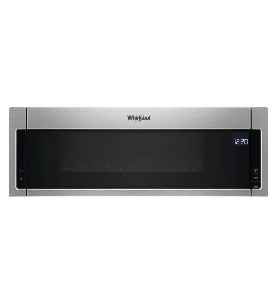 Whirlpool® 1.1 cu.ft. Fingerprint Resistant Stainless Steel Low Profile Over-the-Range Microwave
