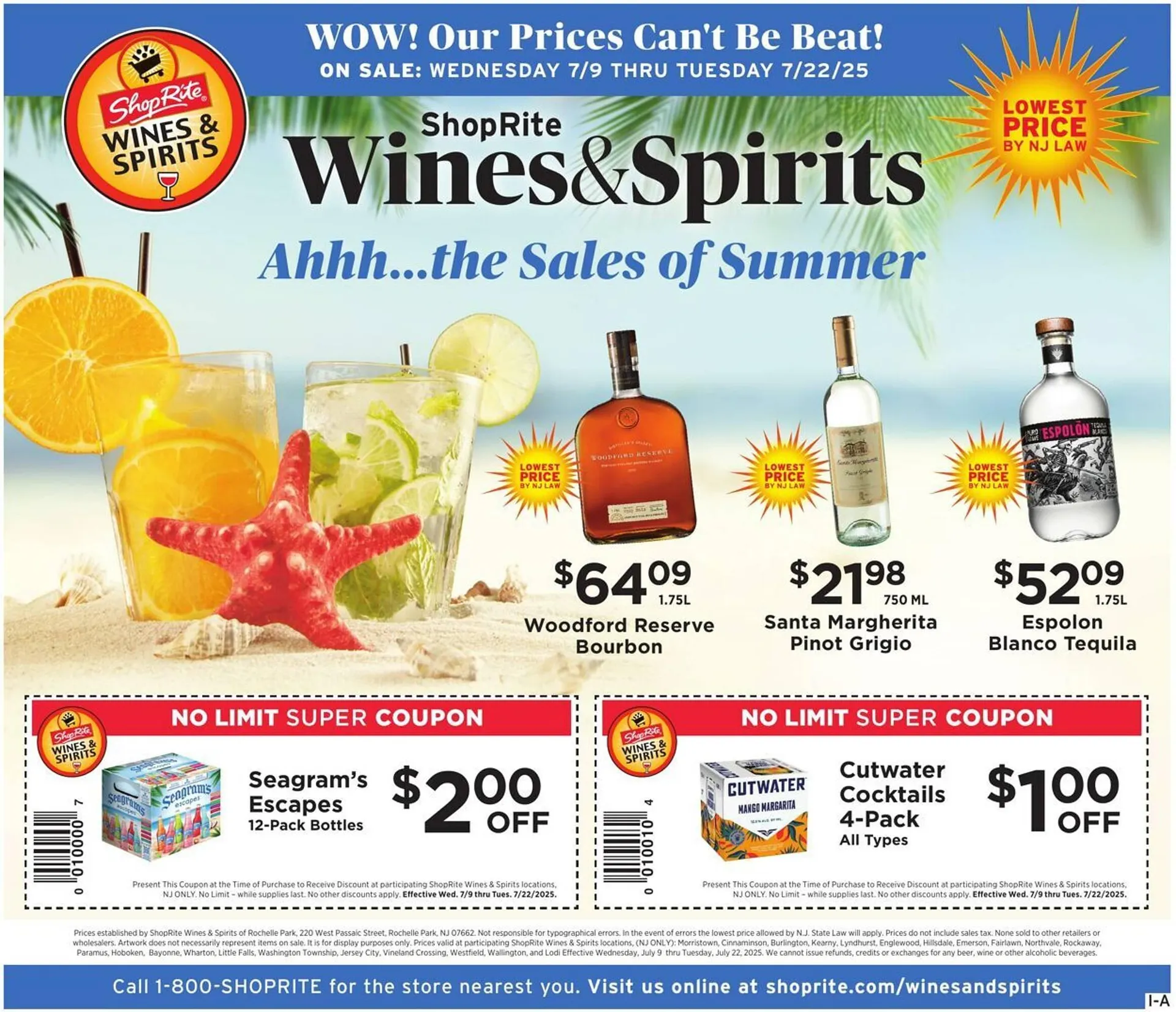 Weekly ad ShopRite Weekly Ad from July 9 to July 22 2025 - Page 1
