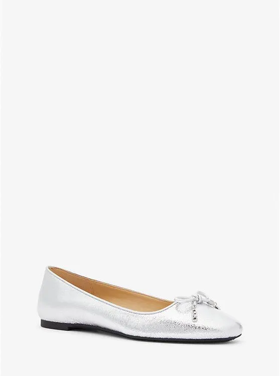 Nori Flex Metallic Leather Ballet Flat