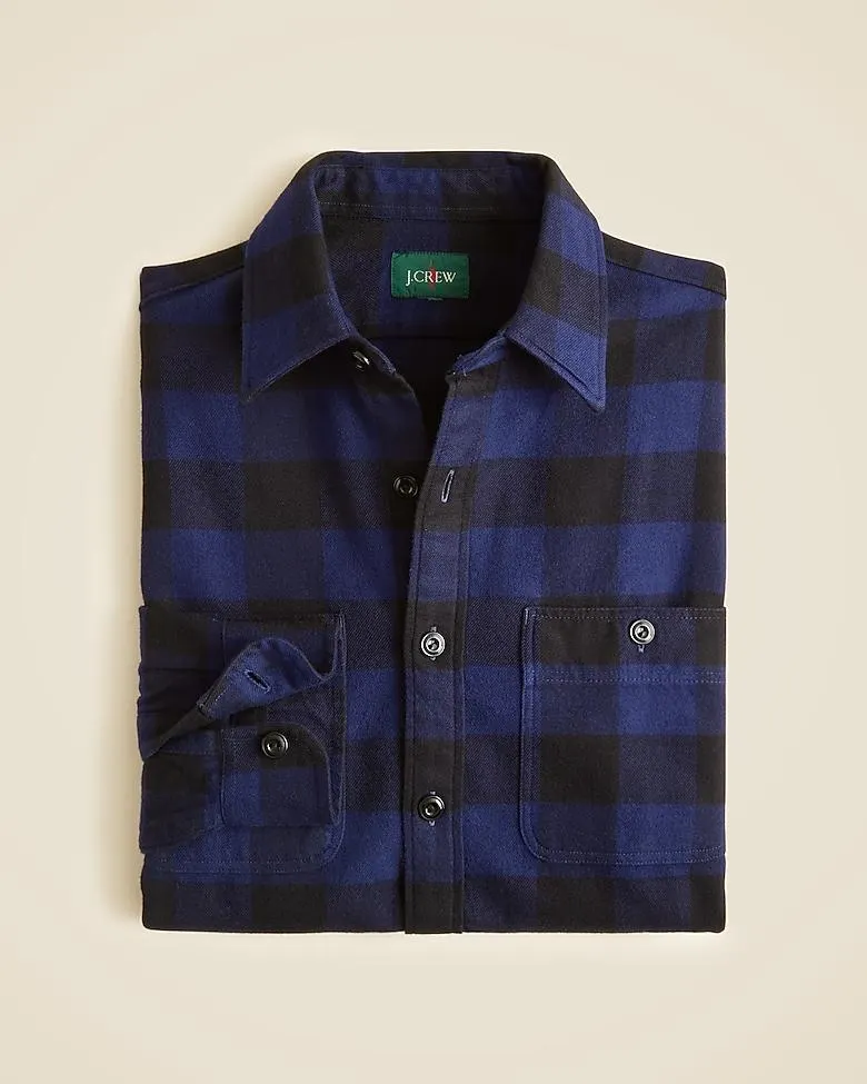 Midweight flannel workshirt