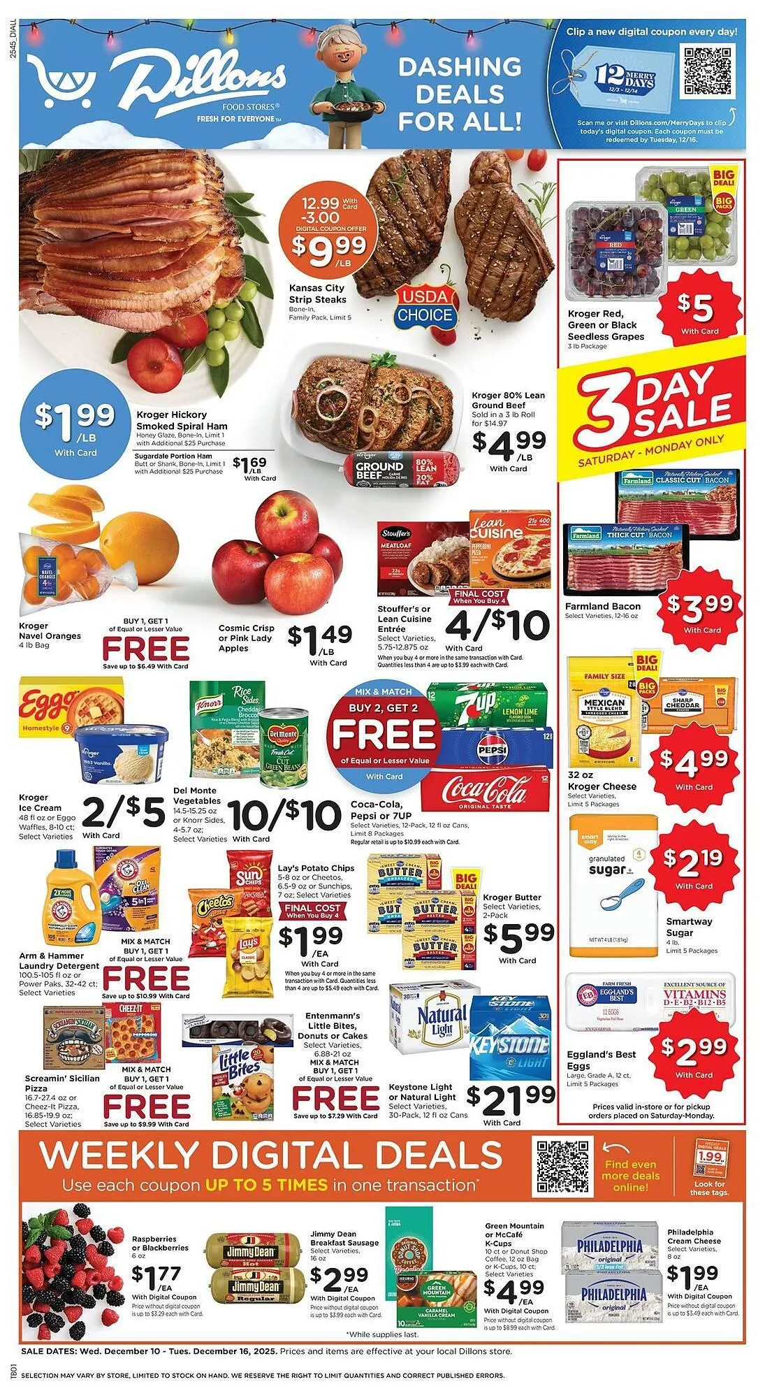 Weekly ad Dillons weekly ad from December 10 to December 16 2025 - Page 1