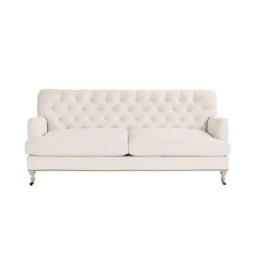 Maggie Sofa with Brass Nailheads