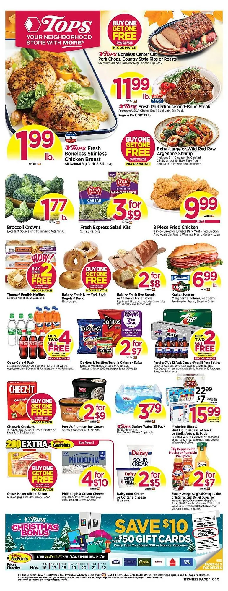 Tops weekly ad - 1