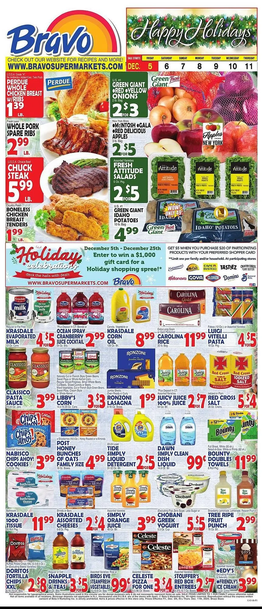 Weekly ad Bravo Supermarkets weekly ad from December 5 to December 11 2025 - Page 1