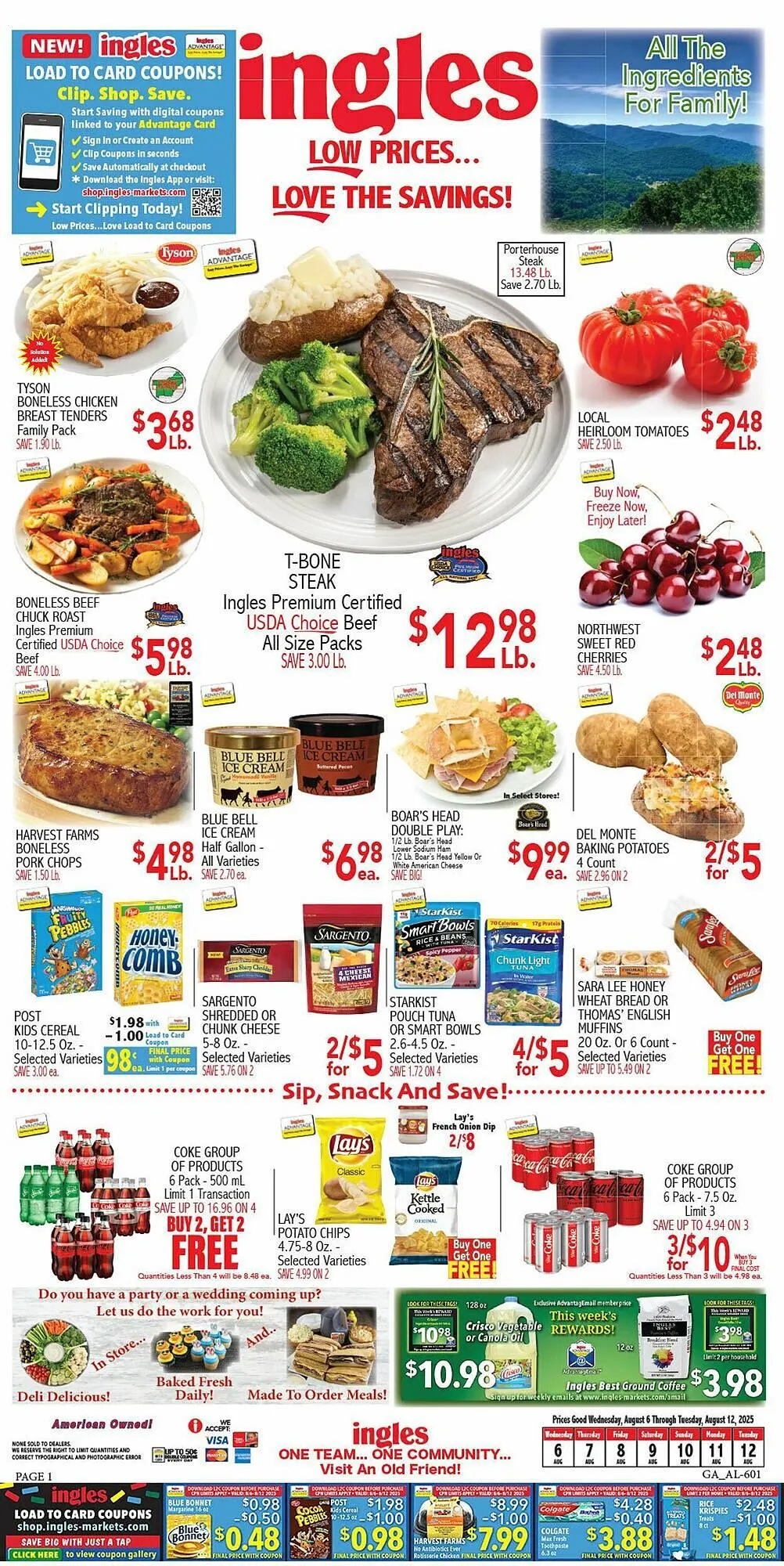 Weekly ad Ingles Markets Weekly Ad from August 6 to August 12 2025 - Page 1