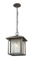 Z-Lite Aspen Oil Rubbed Bronze 1 Light Outdoor Chain Light