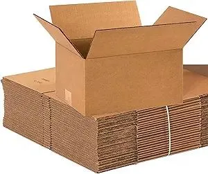BOX USA Shipping Boxes Small 12"L x 9"W x 6"H, 25-Pack | Corrugated Cardboard Box for Packing, Moving and Storage