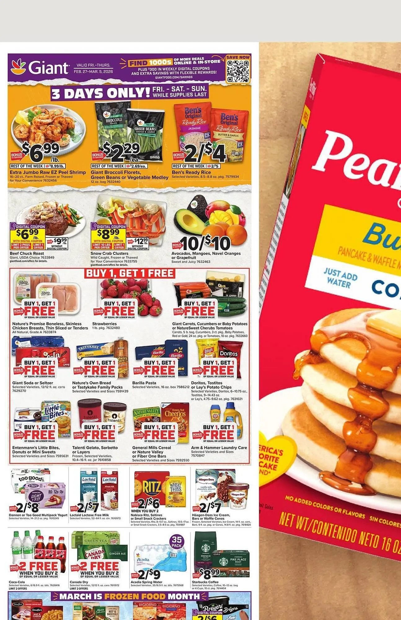 Weekly ad Giant Food weekly ad from February 27 to March 5 2026 - Page 1