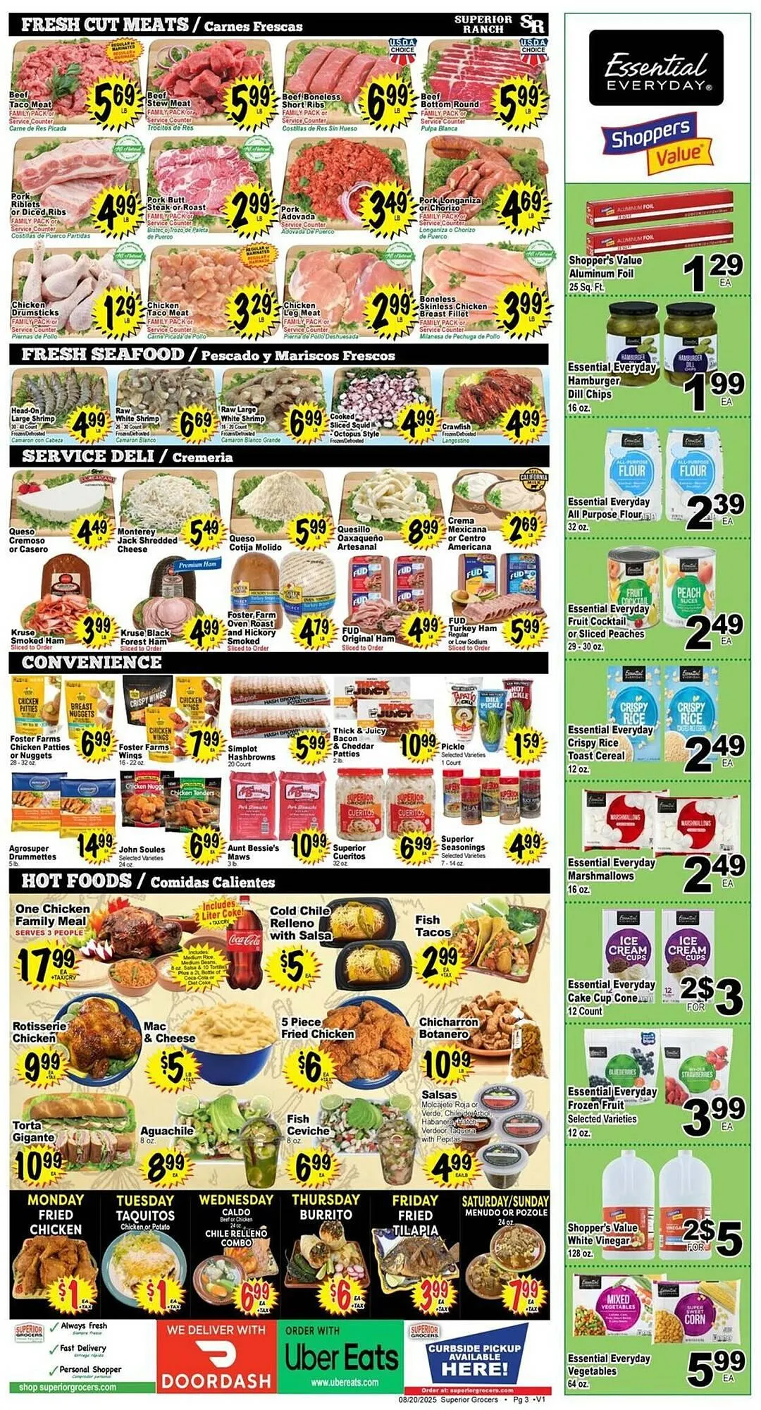 Weekly ad Superior Grocers Weekly Ad from August 20 to August 26 2025 - Page 3