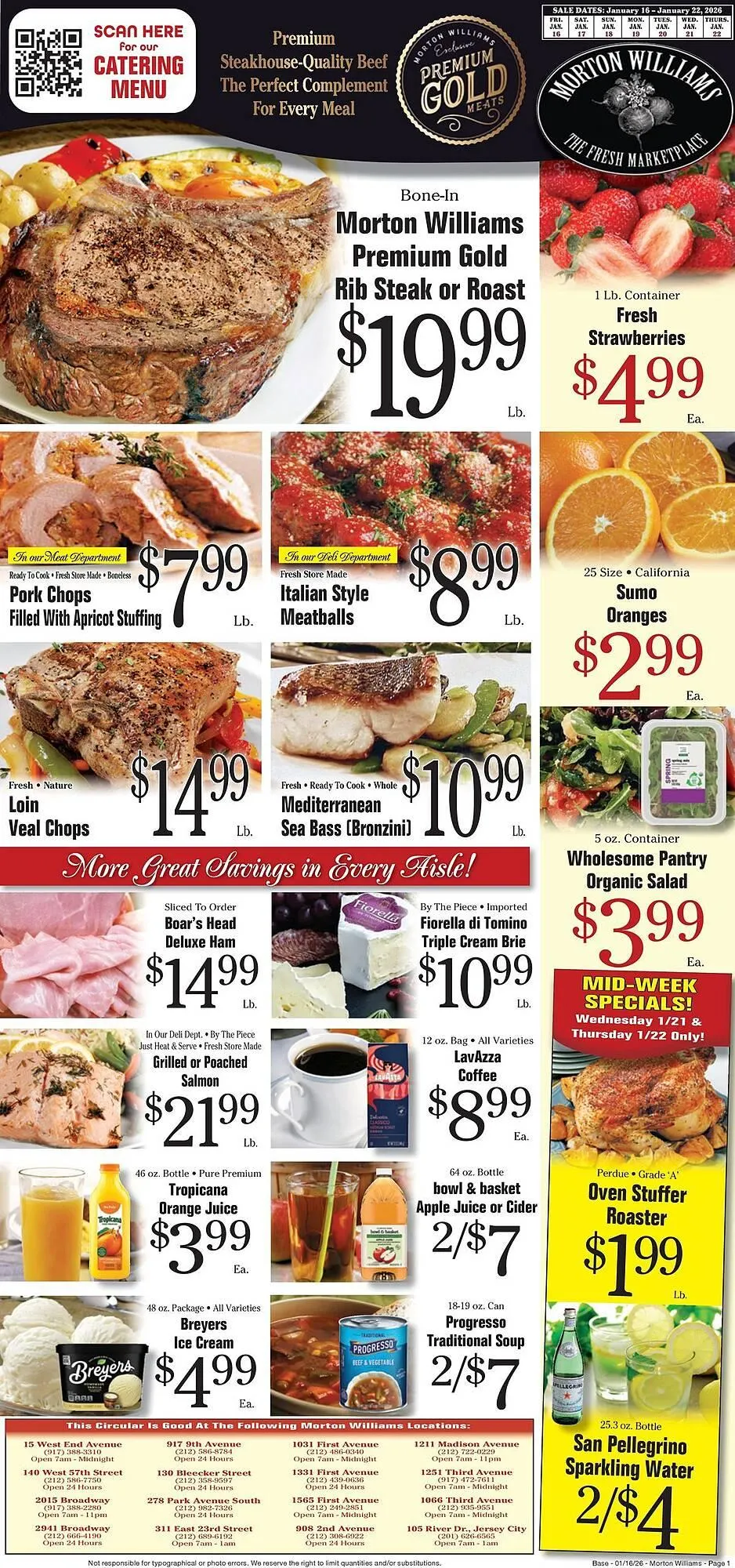 Weekly ad Morton Williams weekly ad from January 16 to January 22 2026 - Page 1