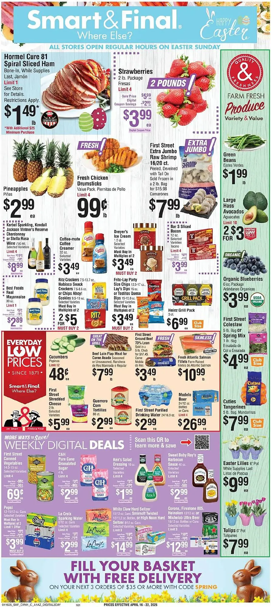 Weekly ad Smart & Final Weekly Ad from April 16 to April 22 2025 - Page 1
