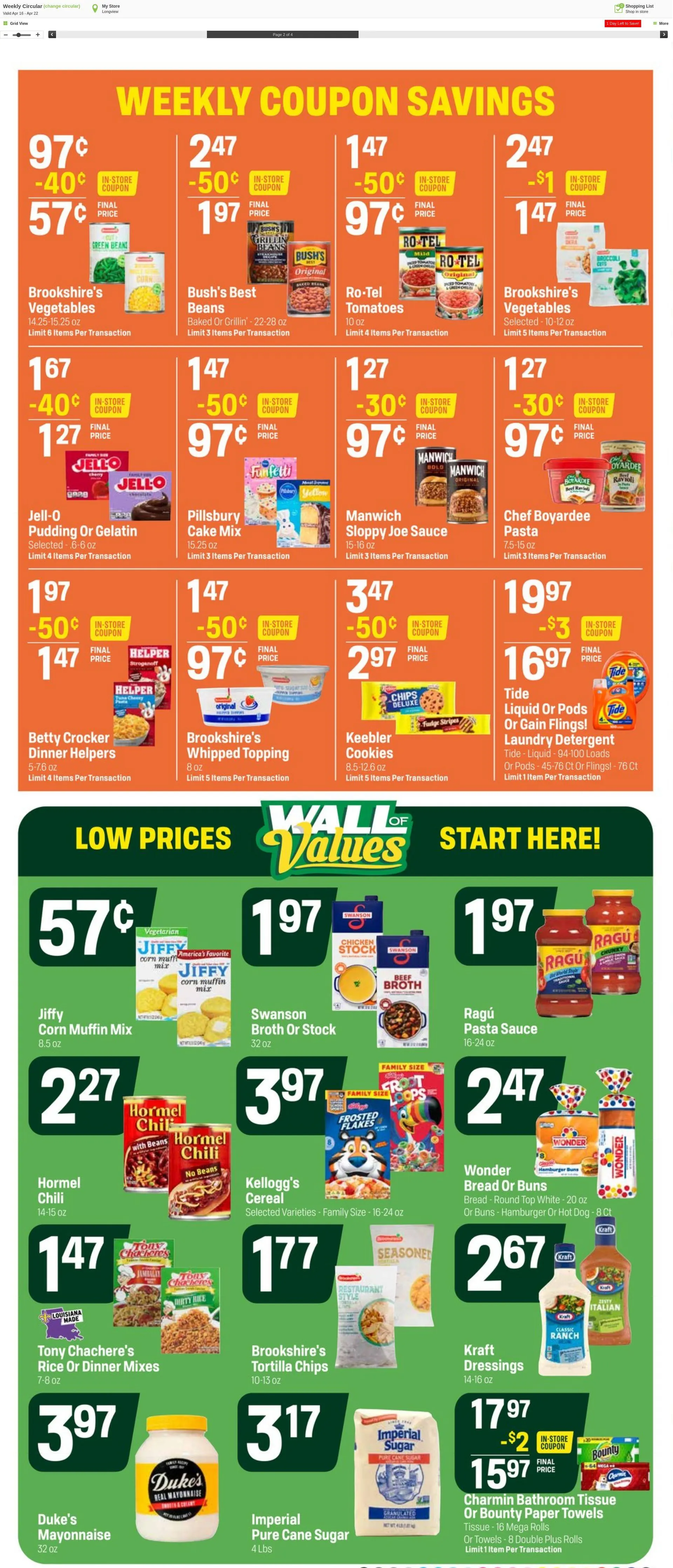 Weekly ad Super1Foods from April 23 to April 29 2025 - Page 2
