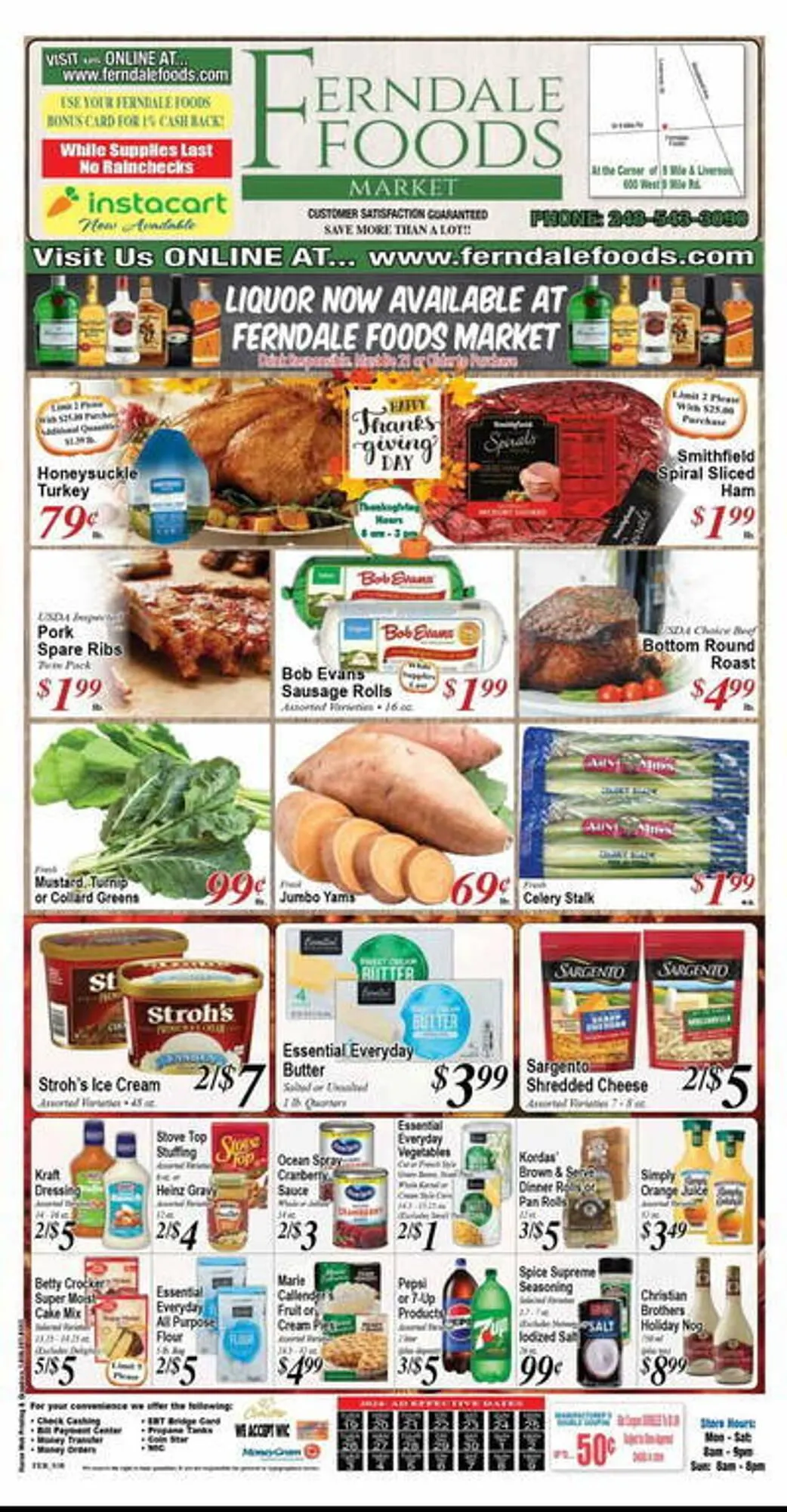 Weekly ad Ferndale Foods Weekly Ad from November 19 to December 9 2024 - Page 1