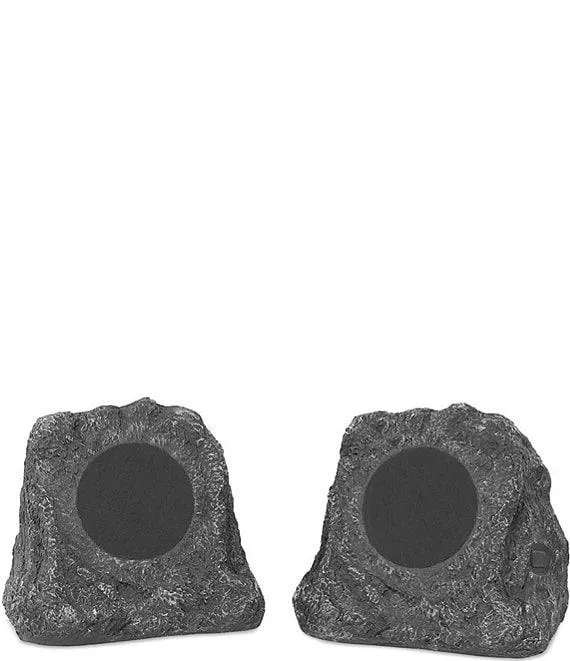 Victrola Wireless Waterproof Rechargeable Bluetooth Outdoor Rock Speakers