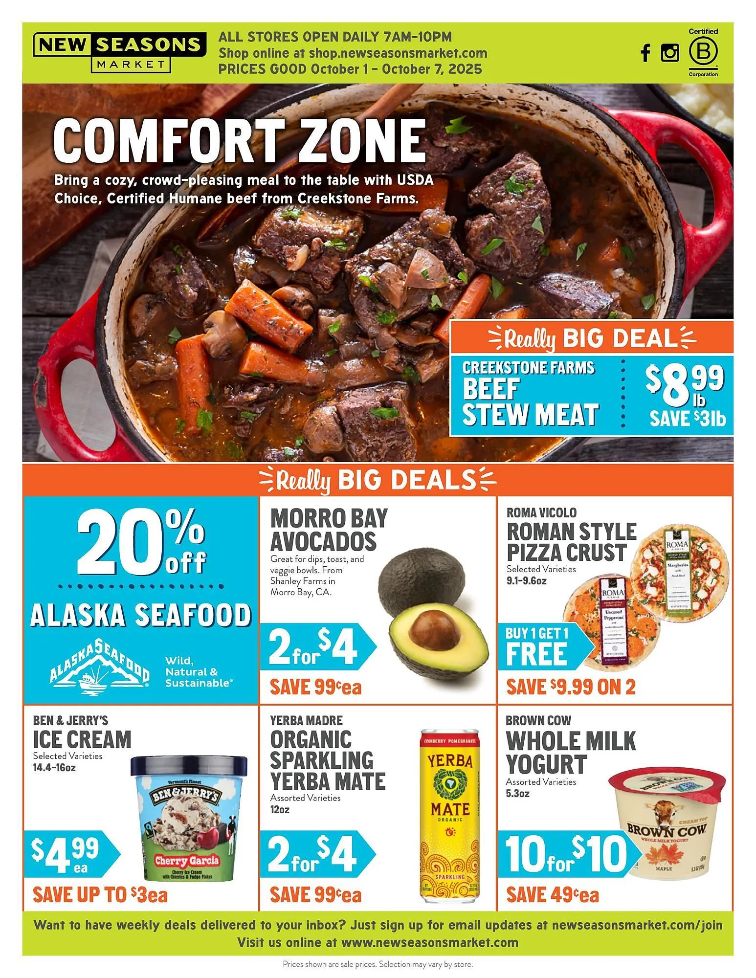 Weekly ad New Seasons Market weekly ad from October 1 to October 7 2025 - Page 1