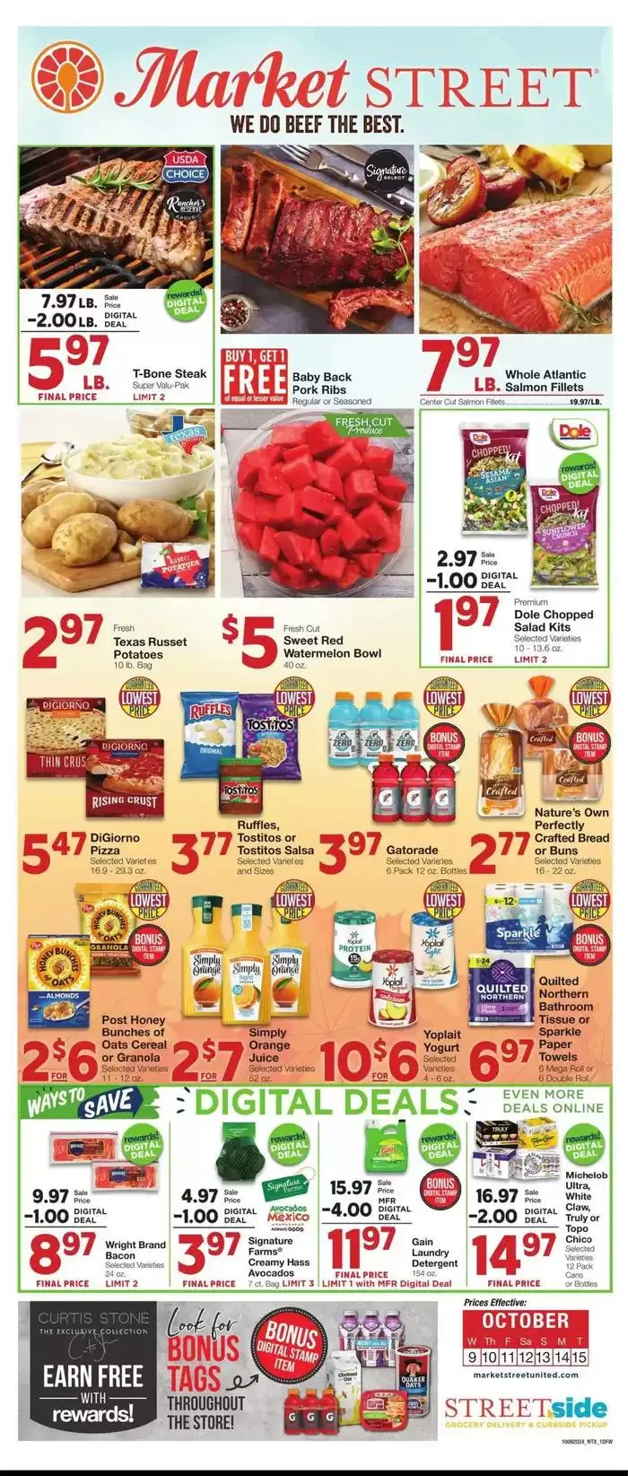 Weekly ad Market Street Weekly ad from October 8 to October 22 2024 - Page 1