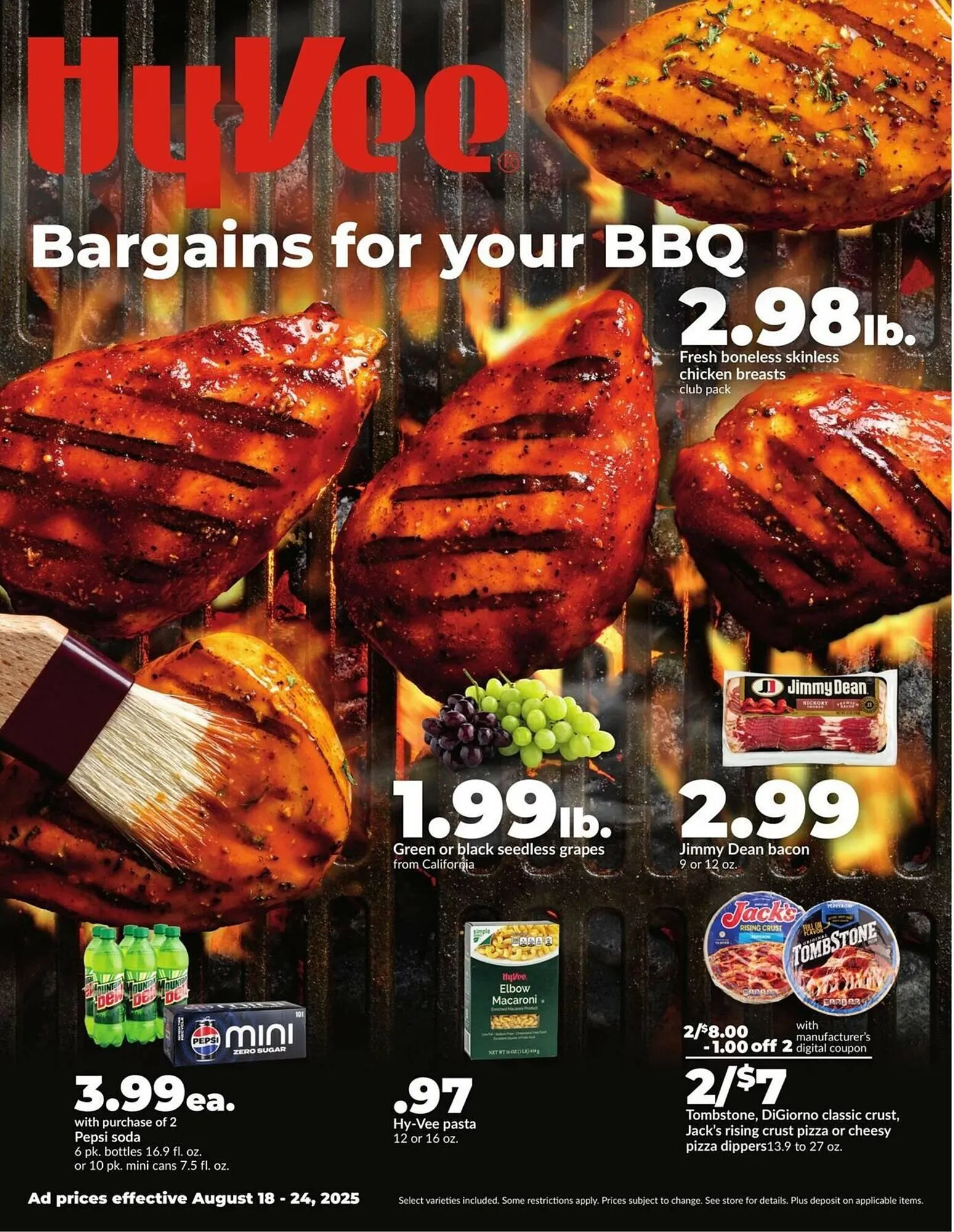 Weekly ad Hy-Vee Weekly Ad from August 18 to August 24 2025 - Page 1