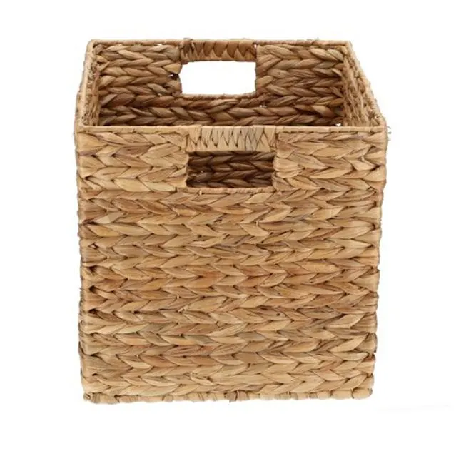 allen + roth ( 13-in W x 13-in H x 13-in D ) Natural Water hyacinth Basket