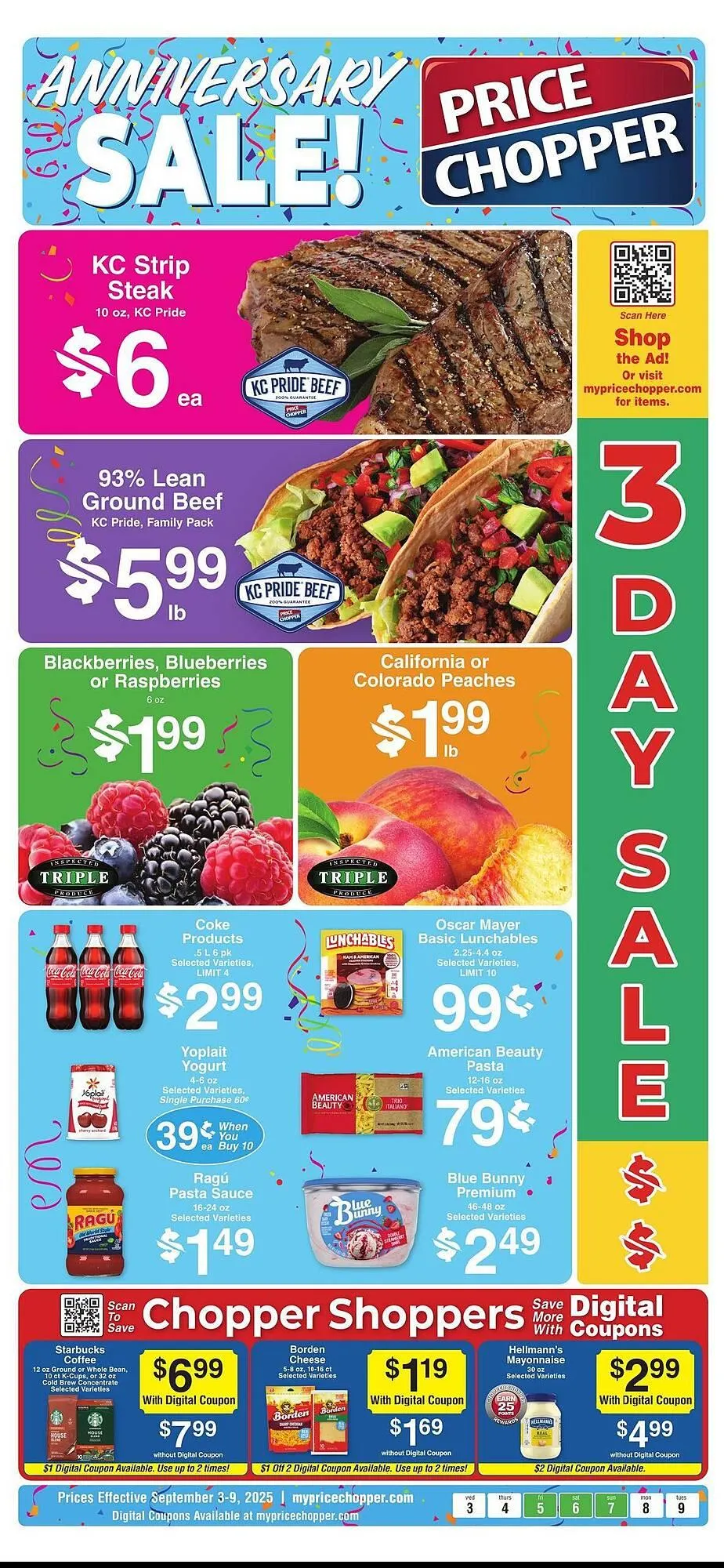 Weekly ad Price Chopper weekly ad from September 3 to September 9 2025 - Page 1