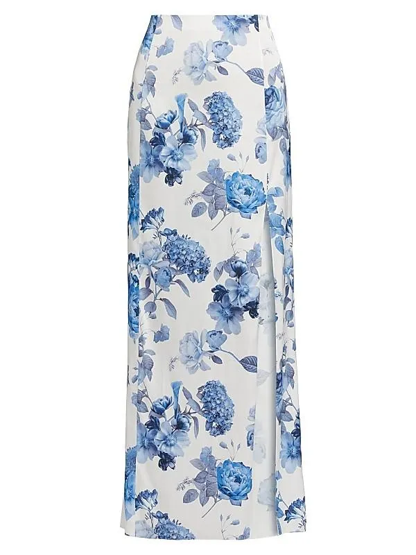 Stephine Floral Slit Maxi Skirt