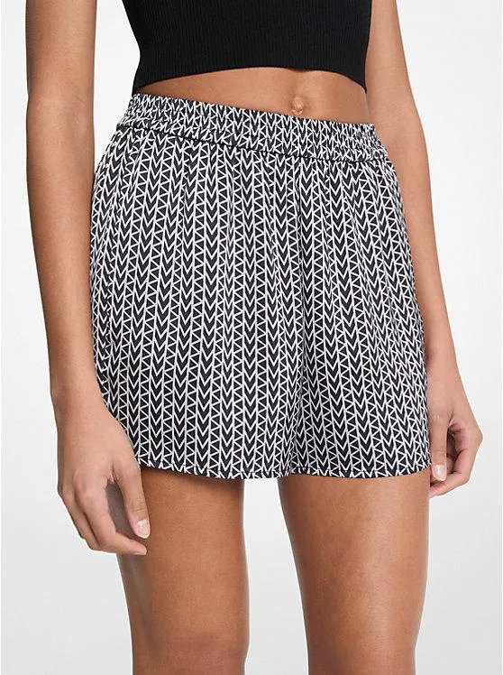 MK2000 Logo Satin Shorts
