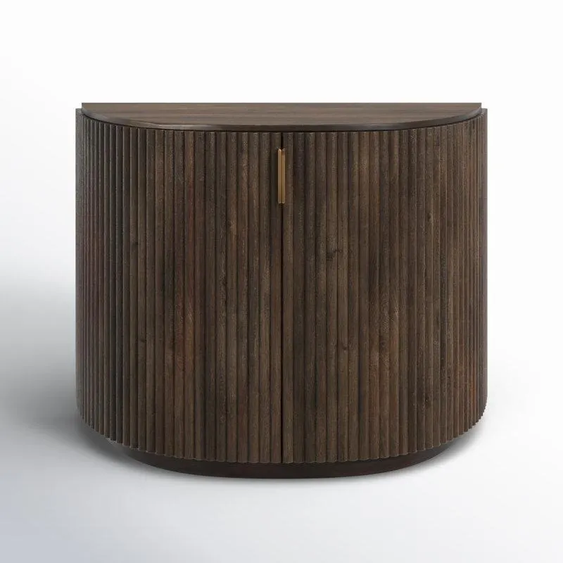 Chessa Solid Wood Accent Cabinet