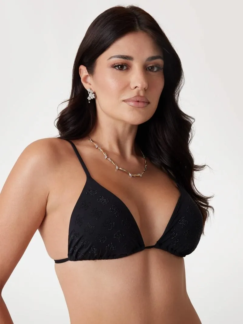 Quattro G Padded Triangle Bikini Top