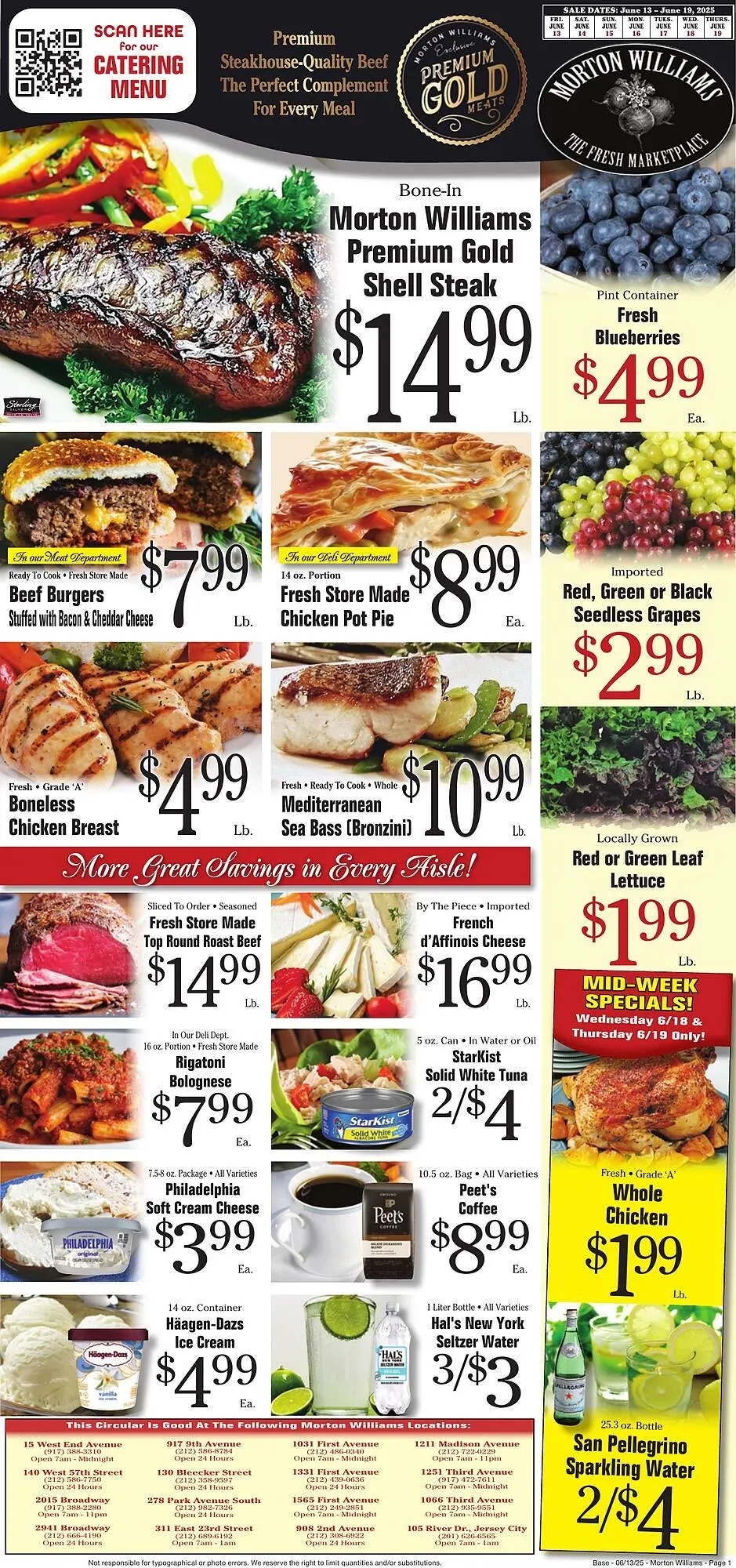Weekly ad Morton Williams Weekly Ad from June 13 to June 19 2025 - Page 1