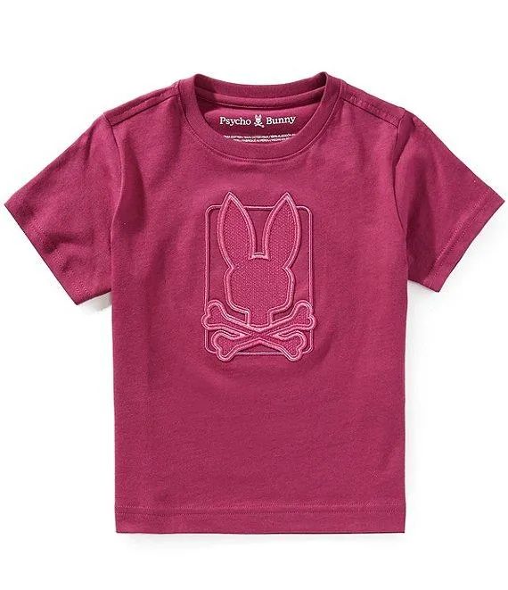 Big Boys 7-20 Short-Sleeve Pierce Embroidered-Bunny Graphic T-Shirt