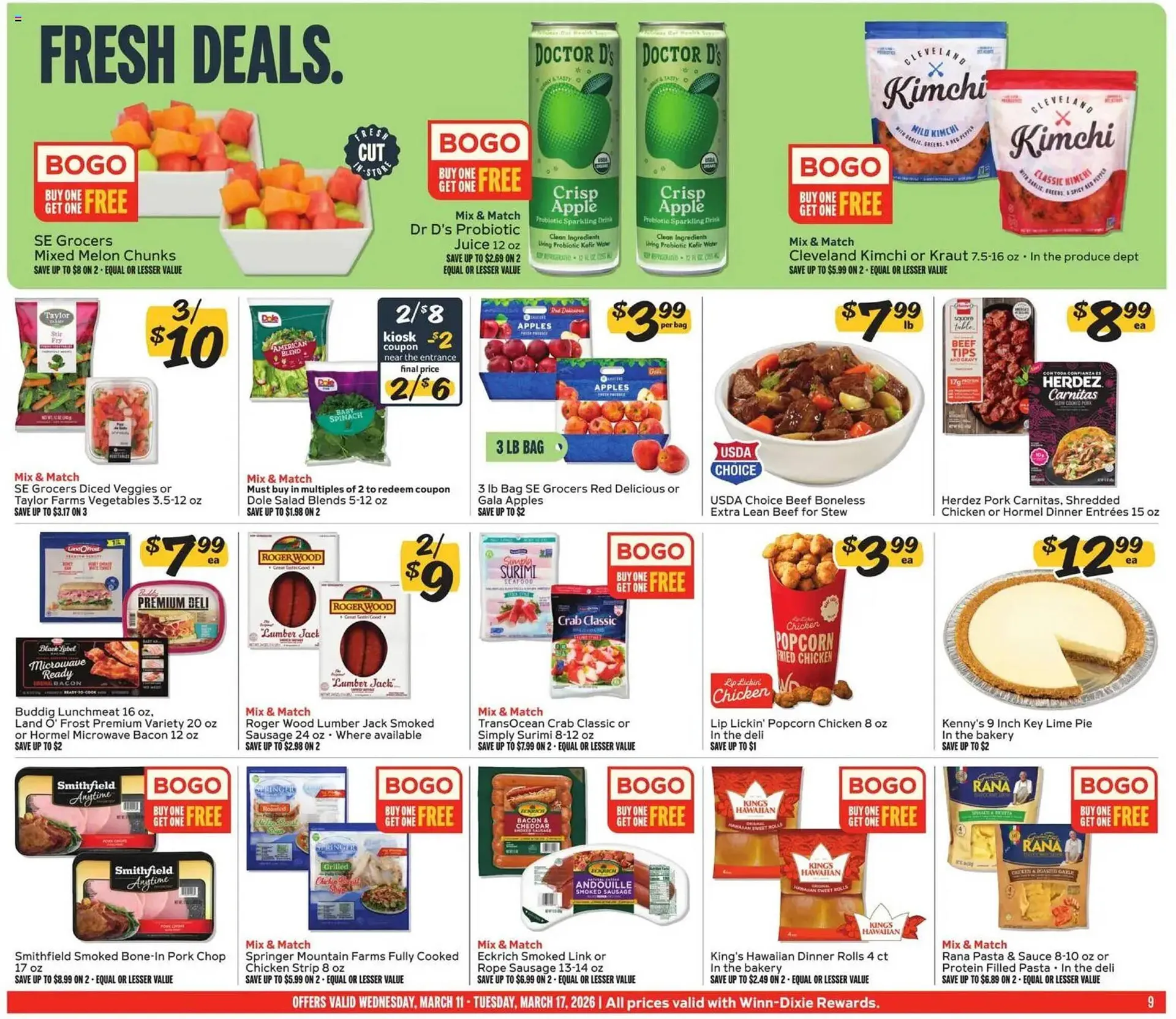 Weekly ad Winn Dixie weekly ad from March 11 to March 17 2026 - Page 9