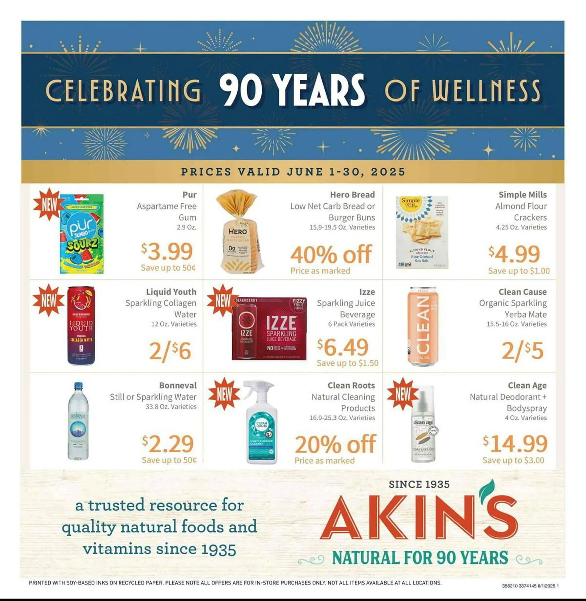 Akins Natural Foods Weekly Ad - 1