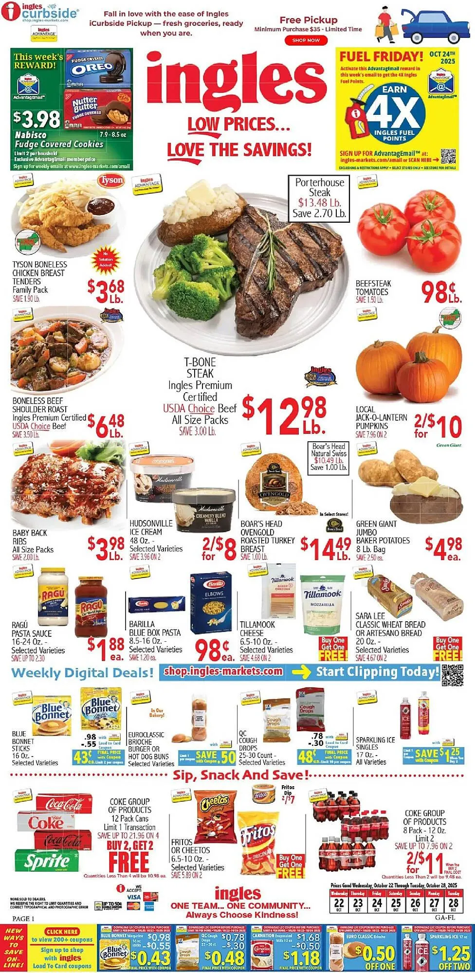 Weekly ad Ingles Markets weekly ad from October 22 to October 28 2025 - Page 1
