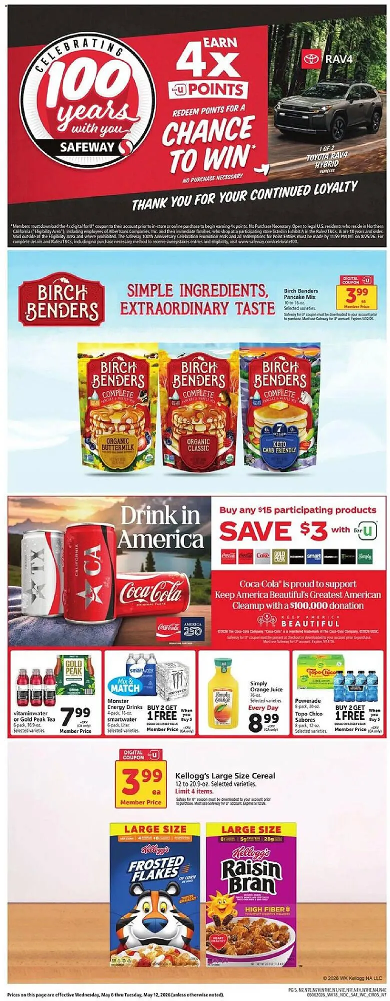 Weekly promotion Safeway weekly ad spanning from May 6 to May 13 2026 - Page 7 for Catalogue 365