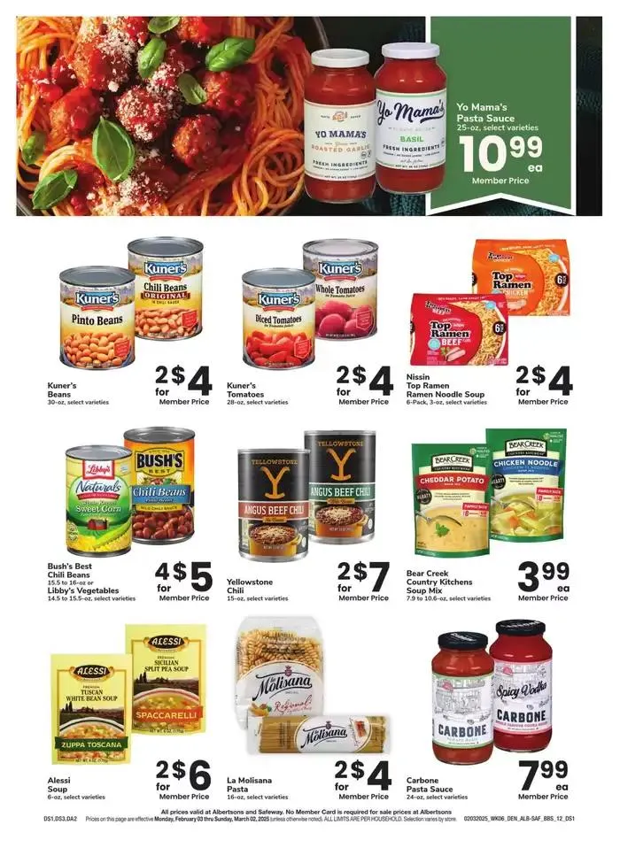 Weekly ad  Albertsons - Denver - BBS from February 3 to March 2 2025 - Page 10