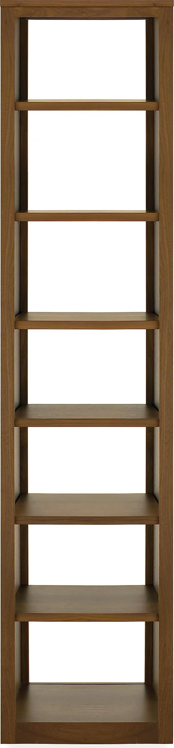 Woodwind 14w 17d 86h Open Bookcase in Walnut