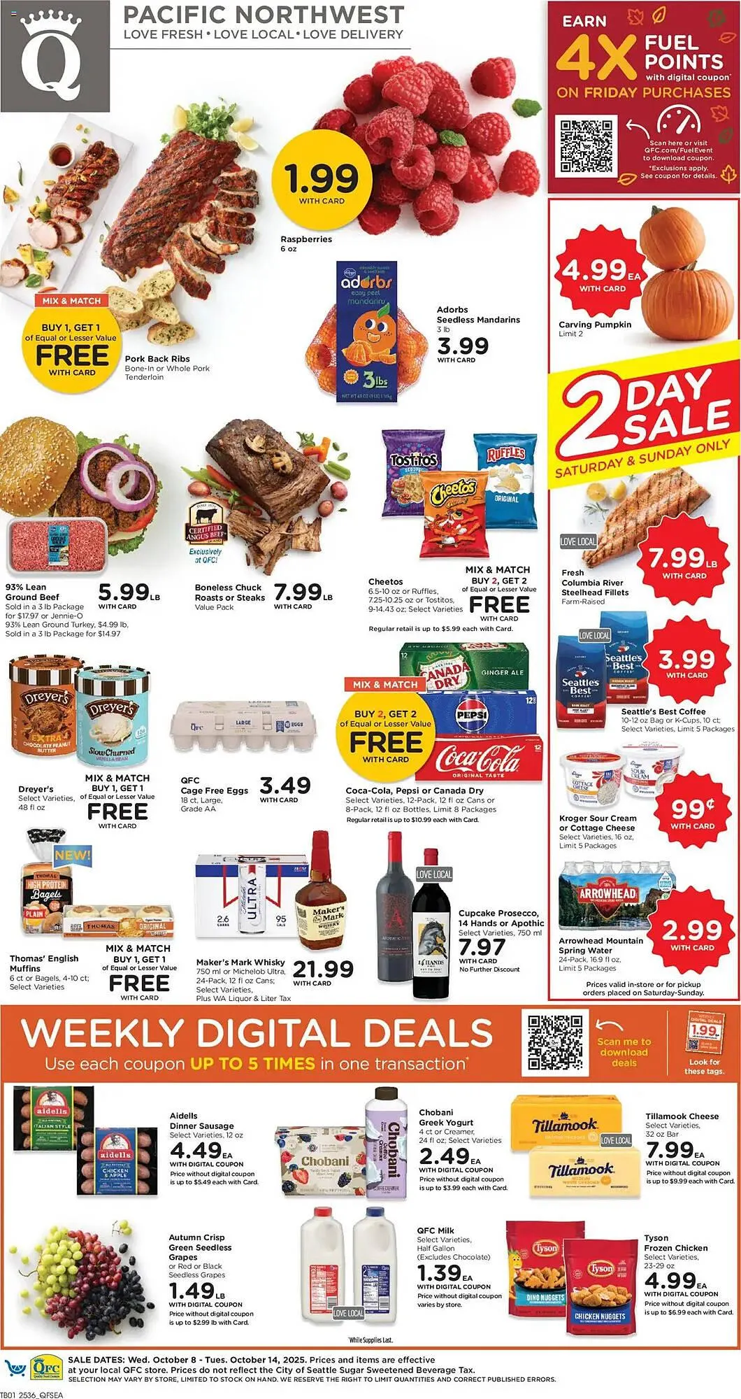Weekly ad QFC weekly ad from October 8 to October 15 2025 - Page 1