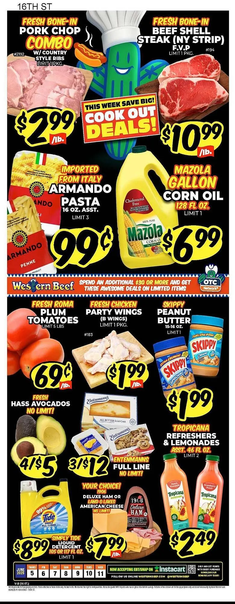 Weekly ad Western Beef Weekly Ad from June 5 to June 11 2025 - Page 1