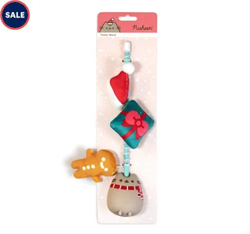 Pusheen Holiday Scarf Teaser Cat Toy