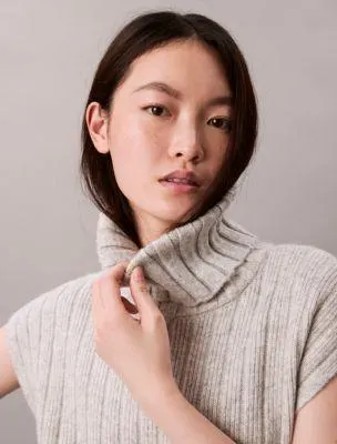 Rib Relaxed Sleeveless Sweater