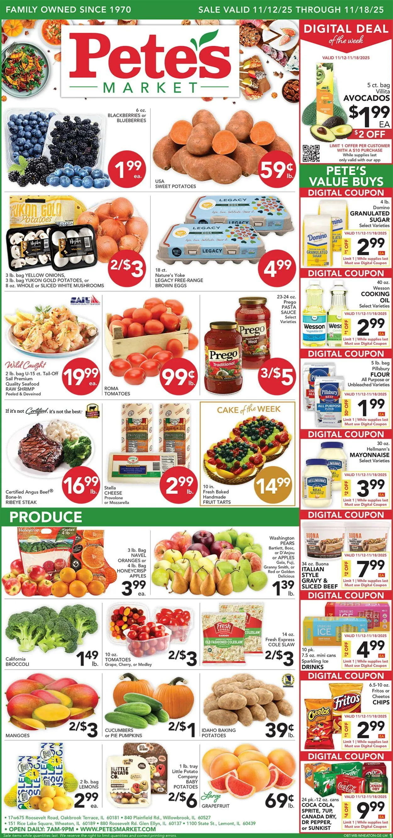 Weekly ad Pete's Fresh Market Current weekly ad from November 12 to November 18 2025 - Page 1