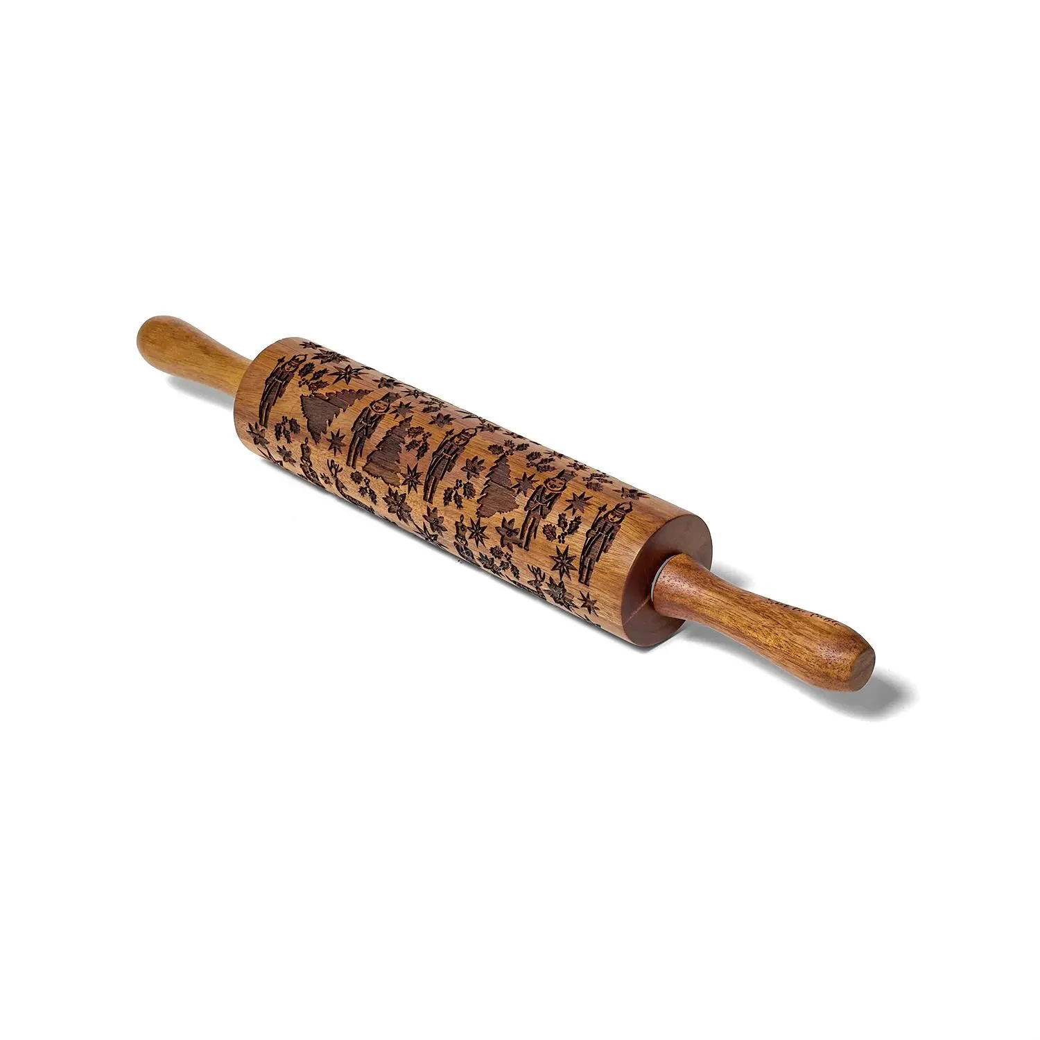 Sur La Table Embossed Rolling Pin, 10"