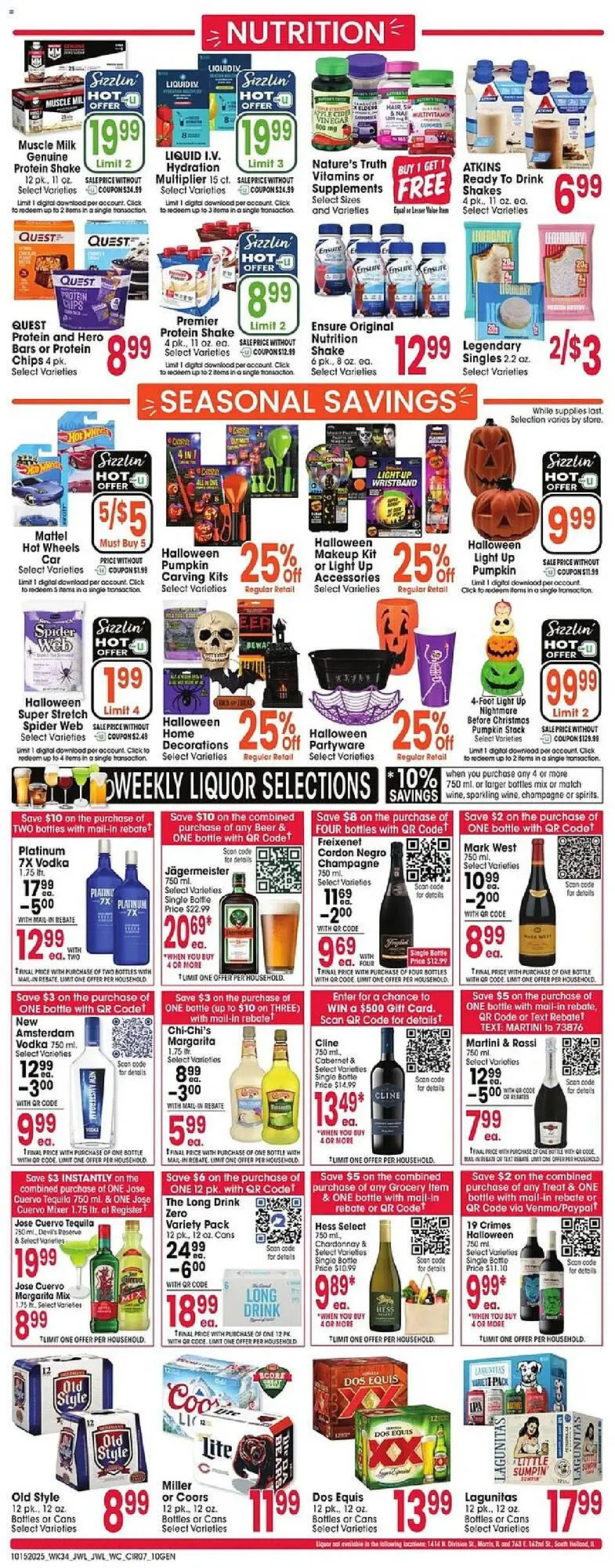 Weekly promotion Jewel-Osco weekly ad spanning from October 15 to October 21 2025 - Page 7 for Catalogue 365