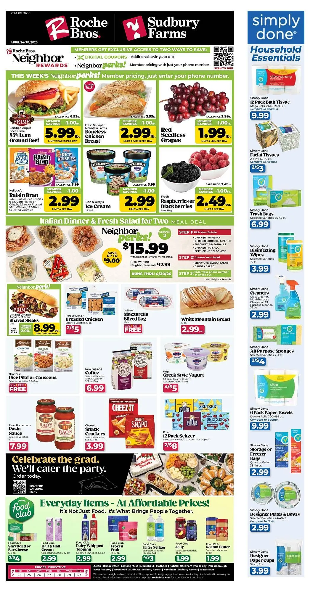 Roche Bros weekly ad - 1