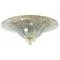 Clear Glass Flush Mount in Murano Glass from Barovier & Toso, Italy, 1969