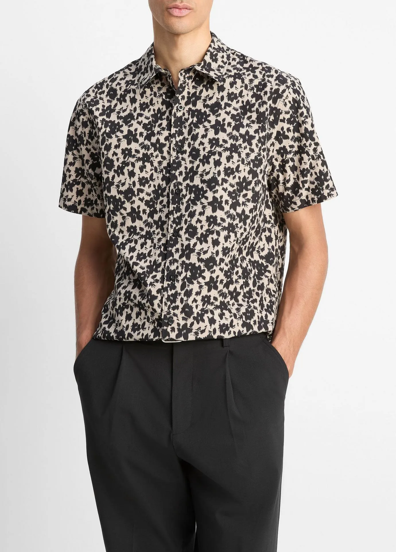Star Lily Short-Sleeve Button-Front Shirt